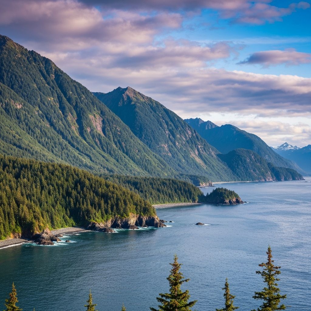 Alaska coastline