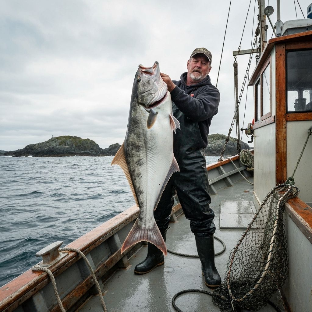 Halibut fishing